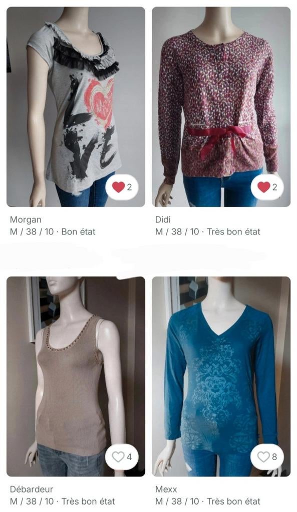 48 pièces Taille M, Ophalen of Verzenden