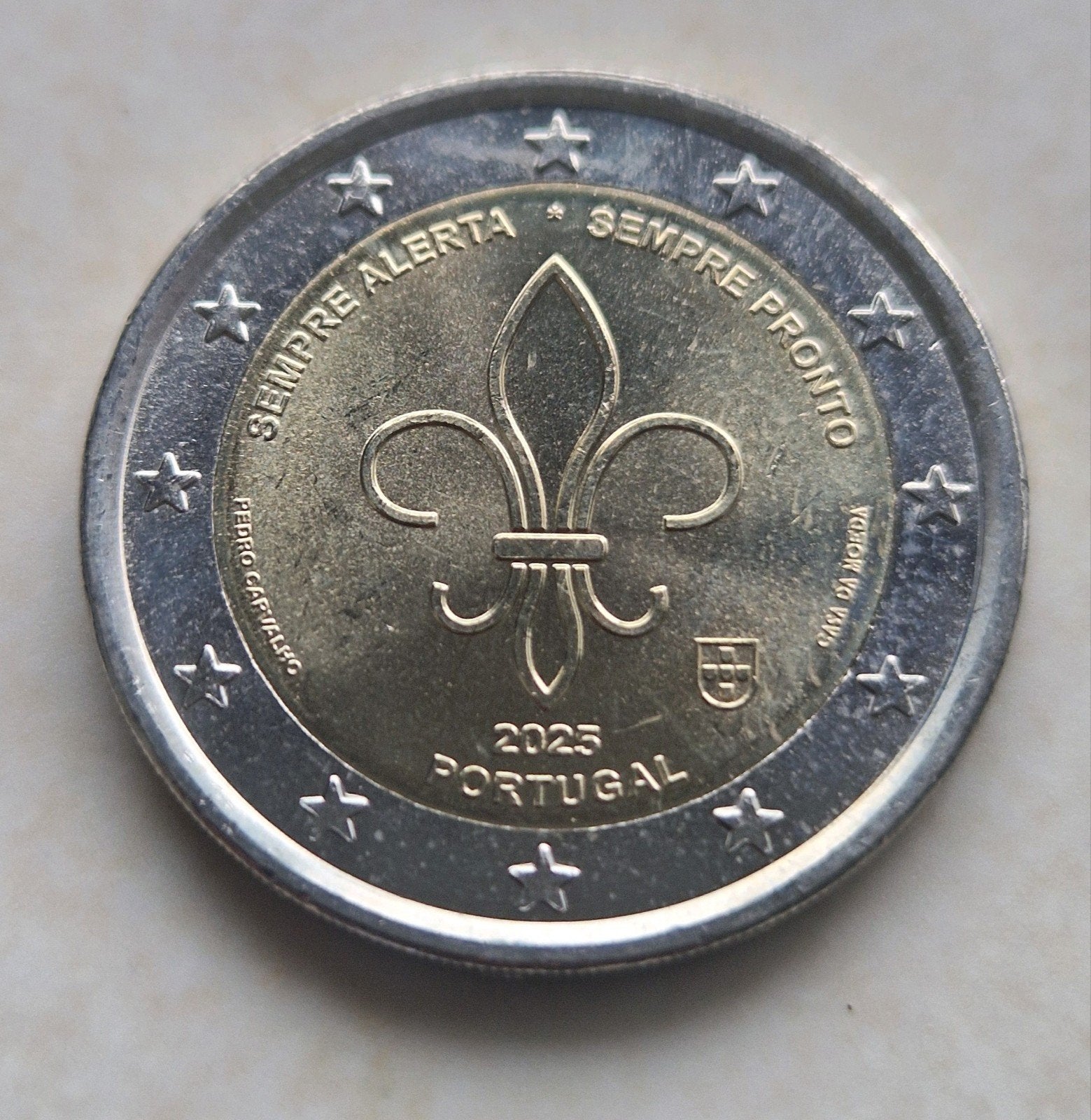 2025 Portugal , 2 Euro Commemorative, Ophalen of Verzenden