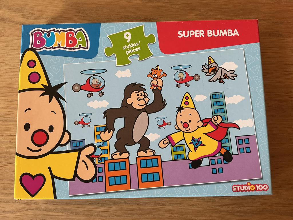 Puzzel bumba superheld, Enlèvement, Moins de 10 pièces, Utilisé, 2 à 4 ans