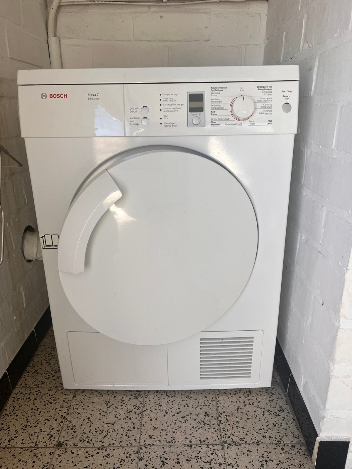 Bosch Maxx 7 Sensitive droogkast – 7 kg – perfect werkend, Ophalen, 6 tot 8 kg, Gebruikt, Luchtafvoer