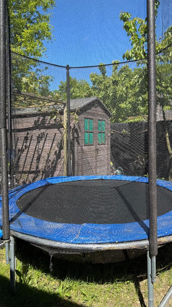 Trampoline, Kinderen en Baby's, Speelgoed | Buiten | Trampolines, Gebruikt, Ophalen