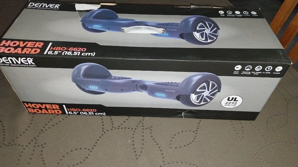 HOOVERBOARD ZWART, Sport en Fitness, Overige Sport en Fitness, Ophalen, Gebruikt