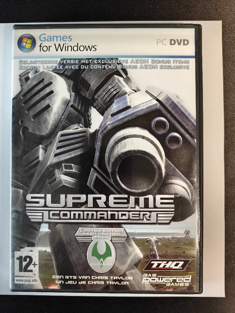 [PC] Supreme Commander - Limited Edition - RTS, Games en Spelcomputers, Ophalen of Verzenden, Zo goed als nieuw, Eén computer