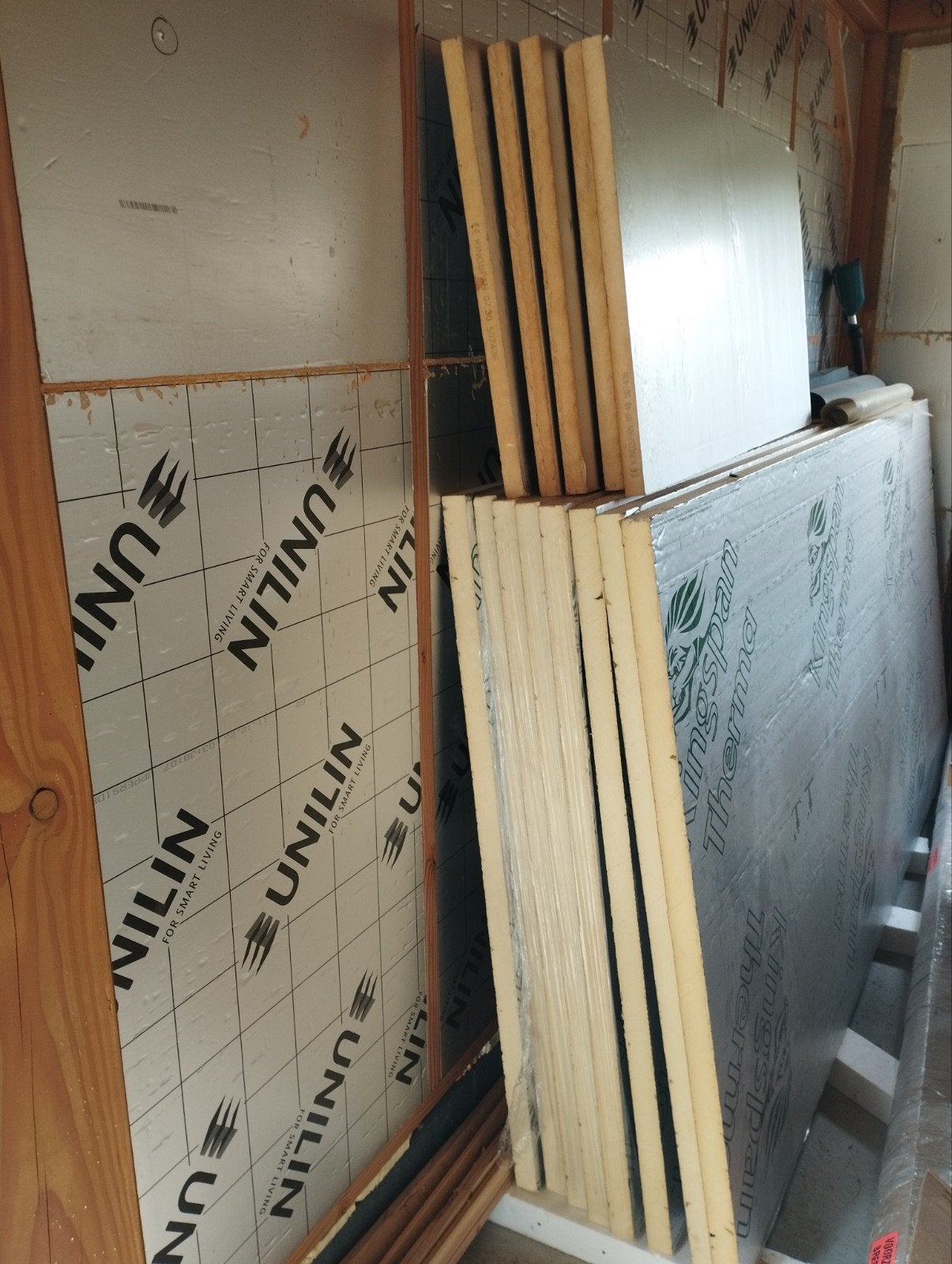 PIR plaat dubbelzijdige aluminium 40 en 30mm, Vloerisolatie, Zo goed als nieuw, Hardschuim (Pir), 15 m² of meer