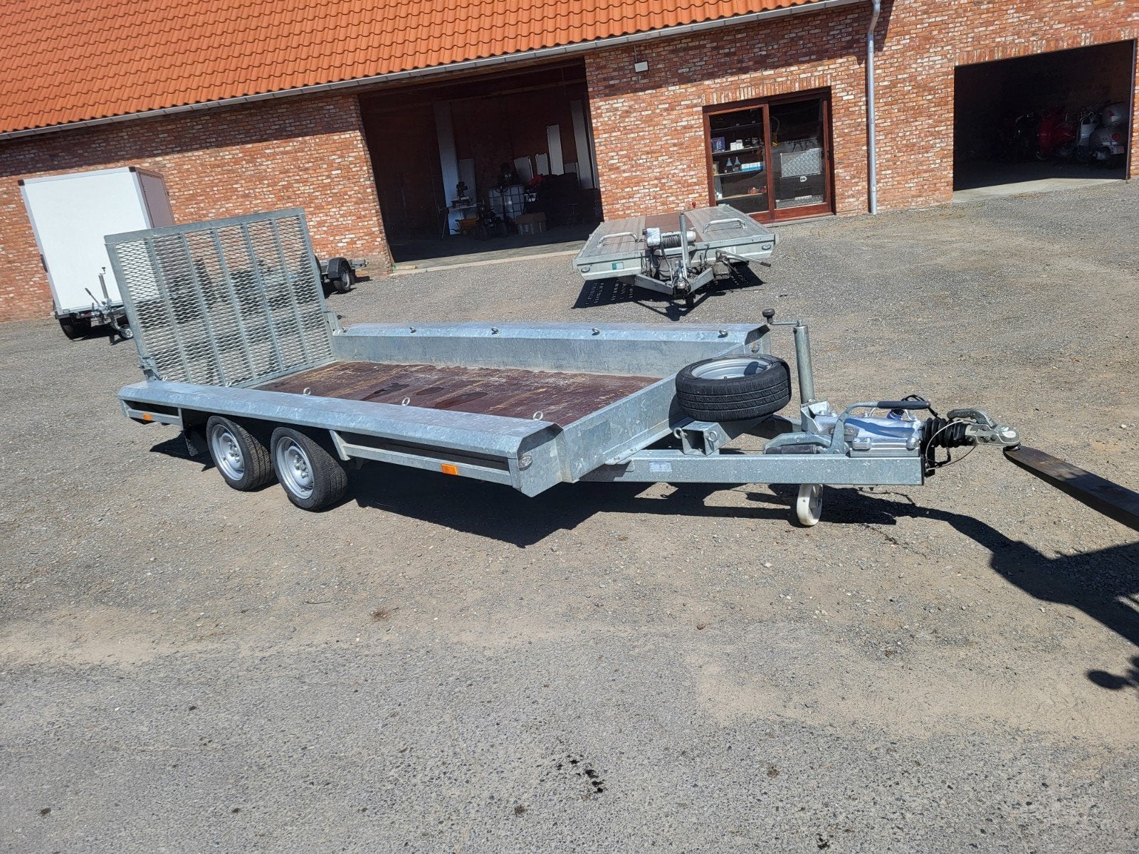 Tweedehands Vlemmix mtm 3500 kg. 4m x 1m50. bwj. 2022, Auto diversen, Aanhangers en Bagagewagens, Ophalen, Vlemmix, Nieuw, Info@alleaanhangwagens.be
