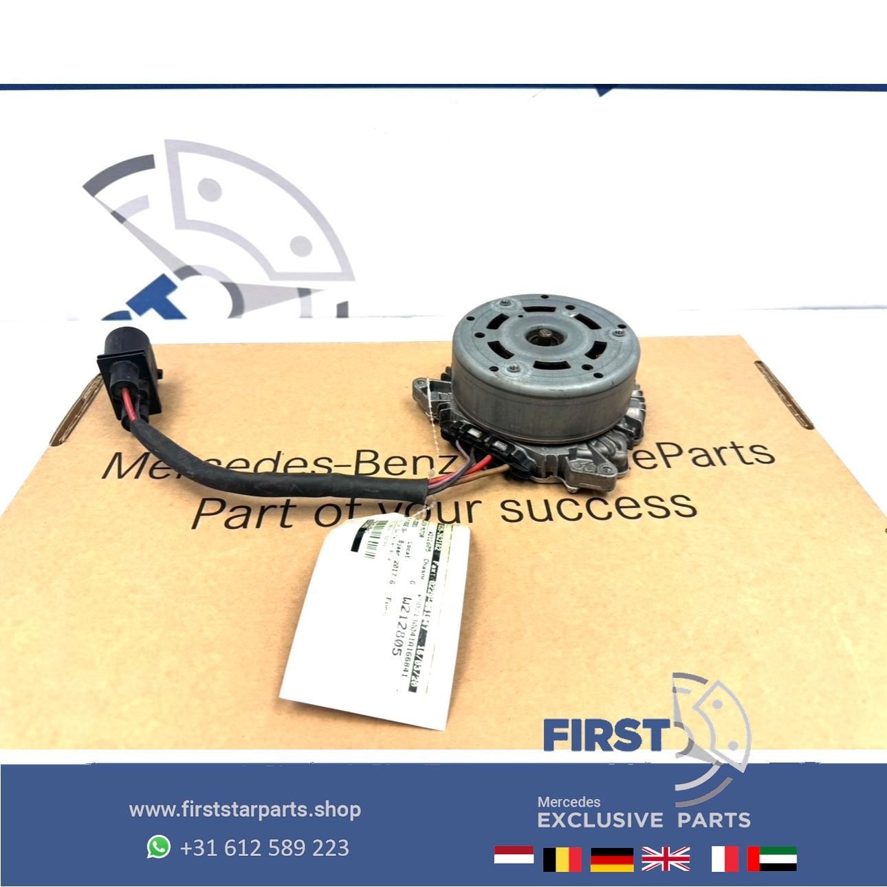 KOELVAN MODULE A0999069000 63 AMG Ventilator MOTOR Mercedes, Gebruikt, -, Ophalen of Verzenden, -