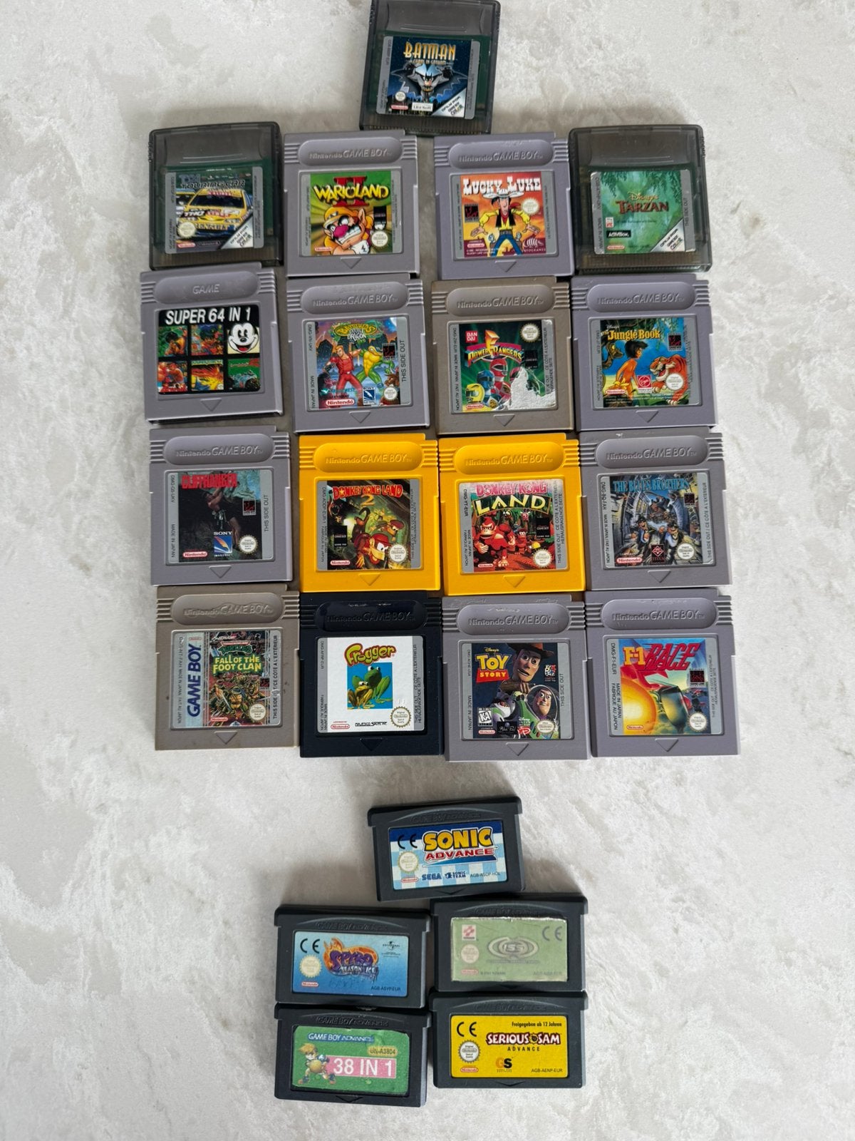Gameboy games, Enlèvement ou Envoi, Utilisé