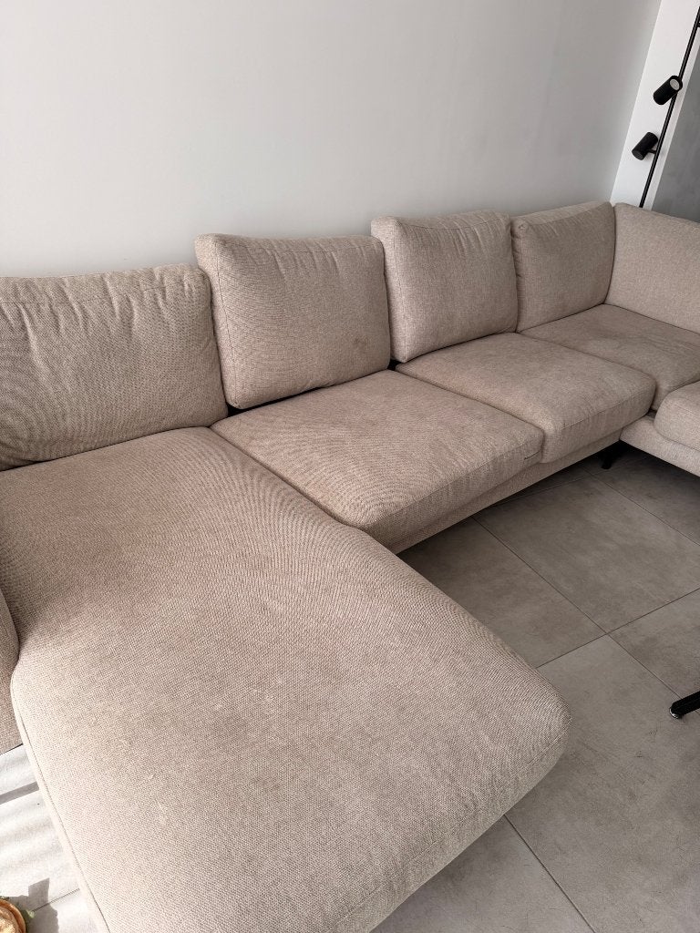 Zetel, Huis en Inrichting, Ophalen, Gebruikt, Hoekbank, Stof