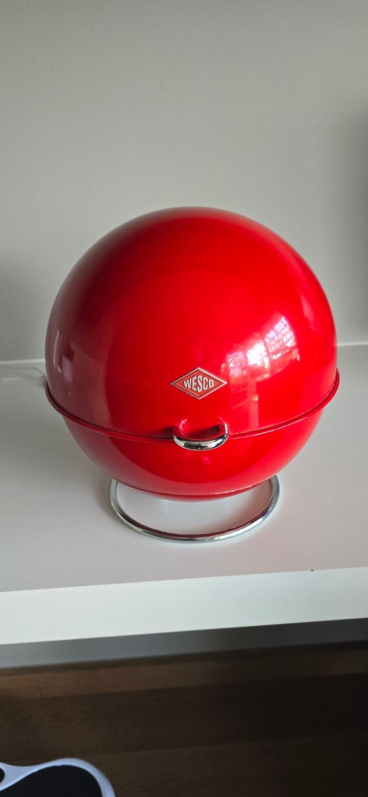 Wesco broodtrommel, Broodtrommel, Ophalen