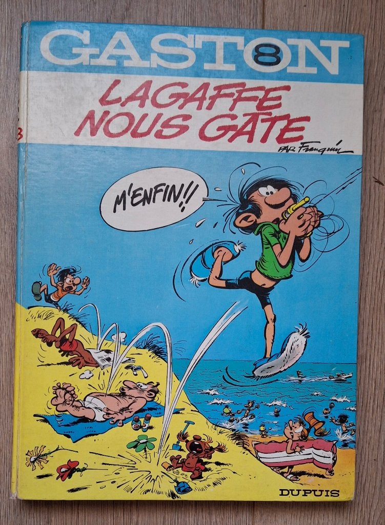 BD eo 8 LAGAFFE NOUS GATE vintage gaston lagaffe franquin, Livres, Une BD, Enlèvement ou Envoi, Utilisé, Franquin