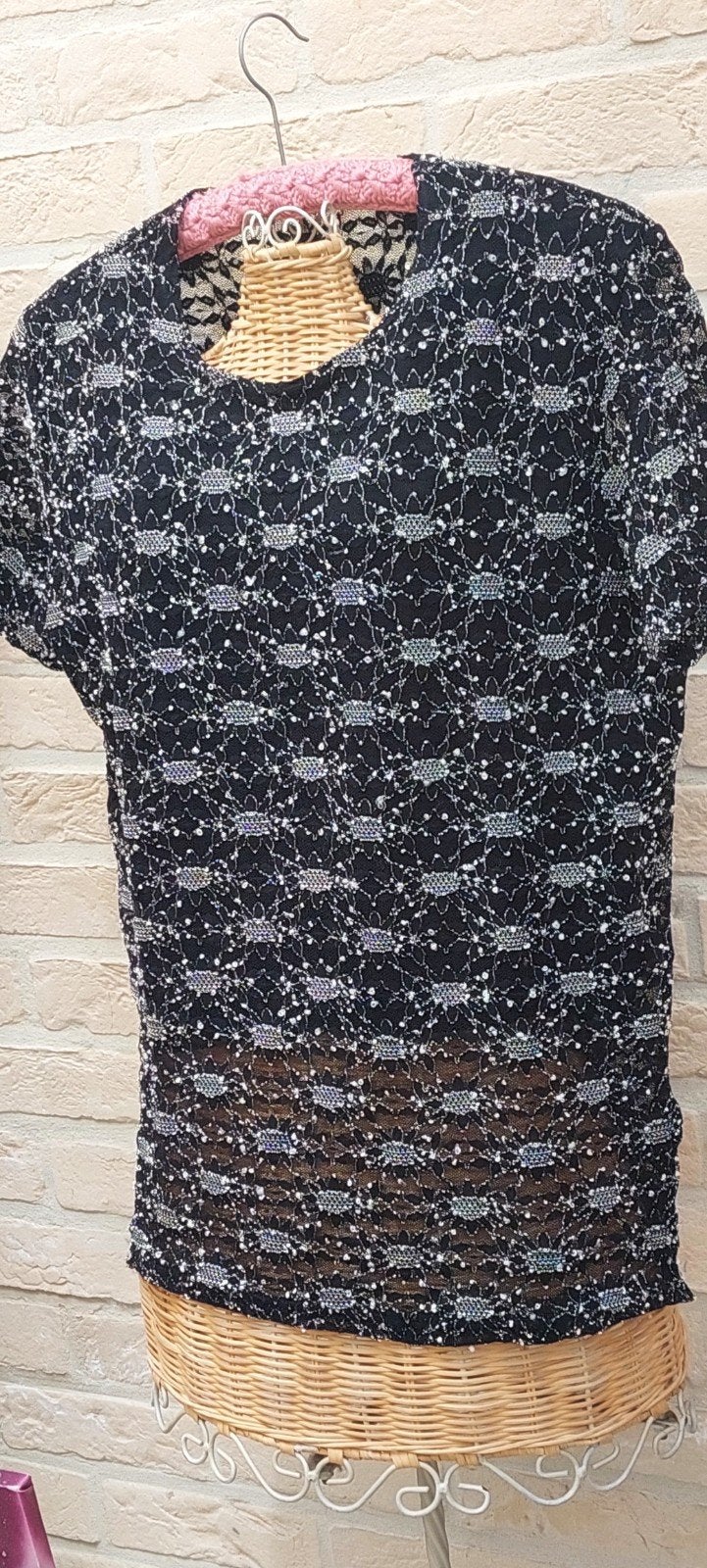 bloesje 50cm van oksel tot oksel voorkant gevoerd, Kleding | Dames, Blouses en Tunieken, Ophalen of Verzenden, Zo goed als nieuw