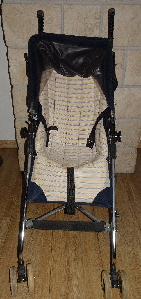 poussette  canne repliable + cache pour la pluie, Enlèvement, Utilisé, Poussette