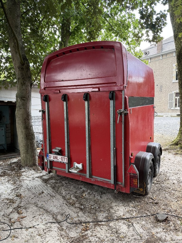 Paardentrailer, Enlèvement ou Envoi, Utilisé, Polyester, Remorque 2 chevaux