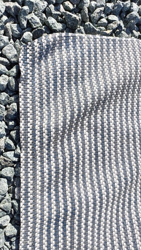 Tenttapijt grijs/blauw 2,85m x 5,60m, Caravans en Kamperen, Ophalen, Gebruikt