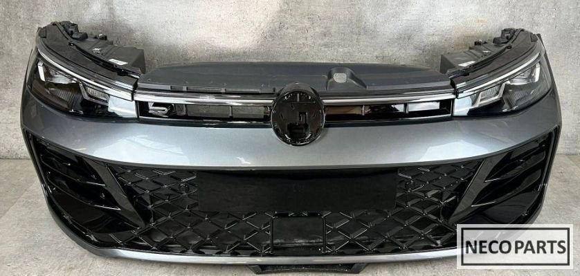 VW PASSAT R LINE B9 VOORBUMPER KOPLAMP COMPLEET ORIGINEEL!!!, Gebruikt, -, -, Ophalen of Verzenden