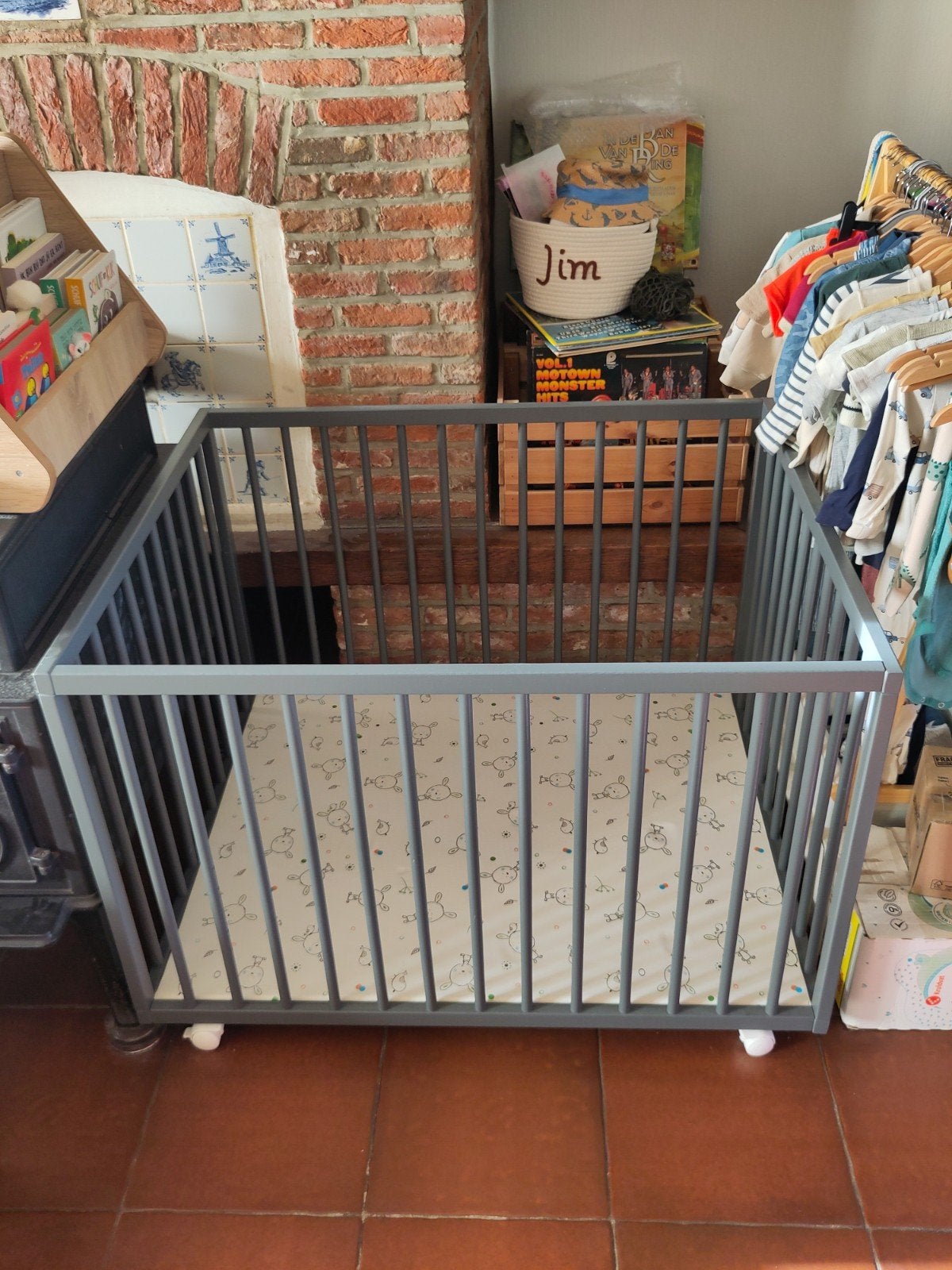 Amal II Park Rémi grijs Dreambaby, Ophalen, Zo goed als nieuw, Vierkant, In hoogte verstelbaar