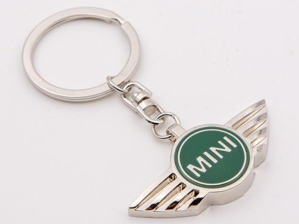 Porte-clés à logo en métal Mini Cooper - Vert, Enlèvement ou Envoi, Neuf, Marque