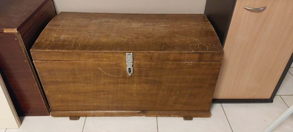 Boîte de rangement en bois, Maison & Meubles, Moins de 50 cm, 50 à 100 cm, Enlèvement, Utilisé