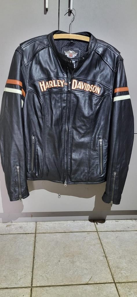 Lederen Motorvest van Harley Davidson dames, Motoren, Ophalen, Dames