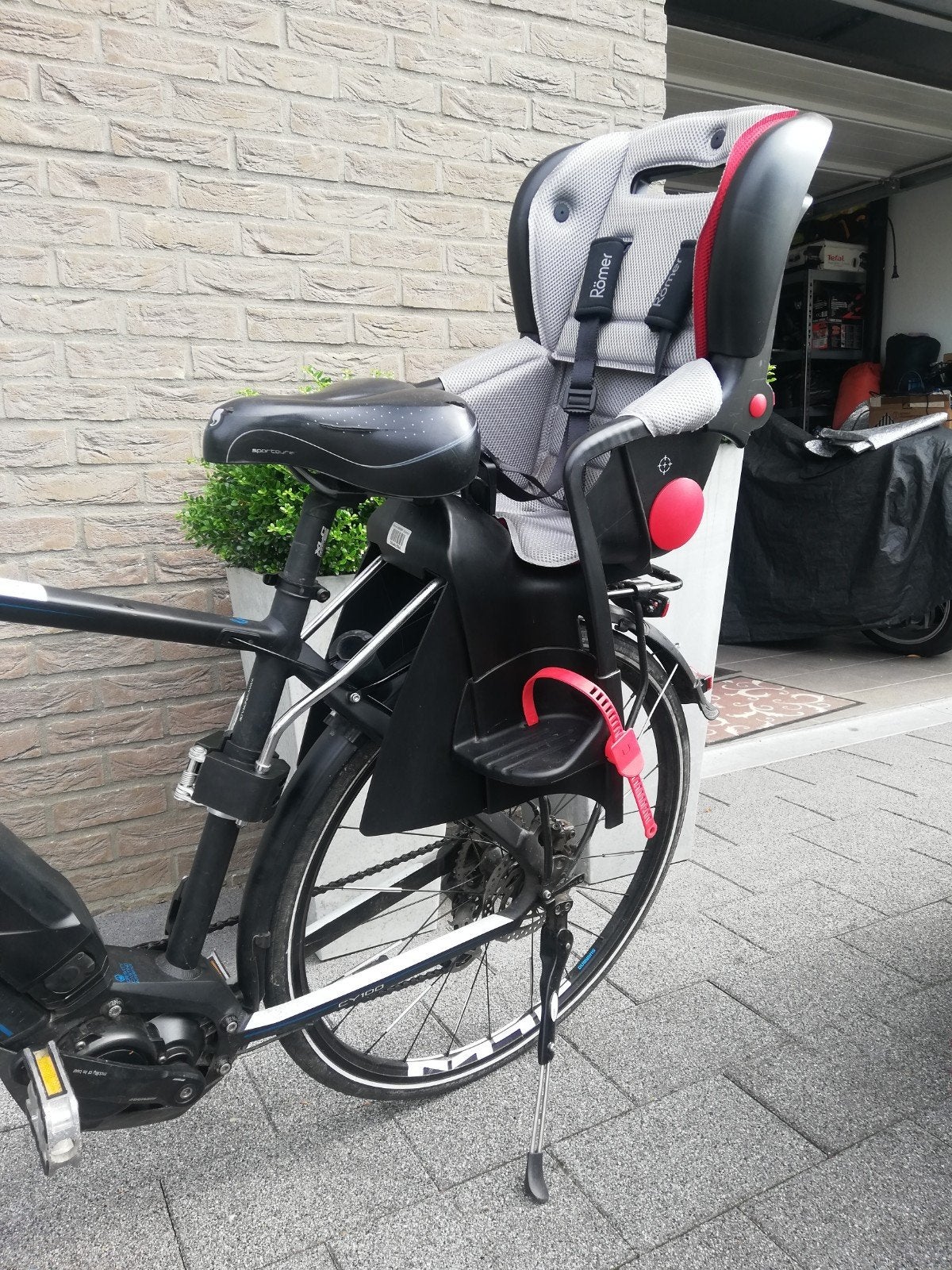 siège-vélo enfant RÖMER JOCKEY Comfort, Römer, Enlèvement ou Envoi, Repose-pieds, Utilisé