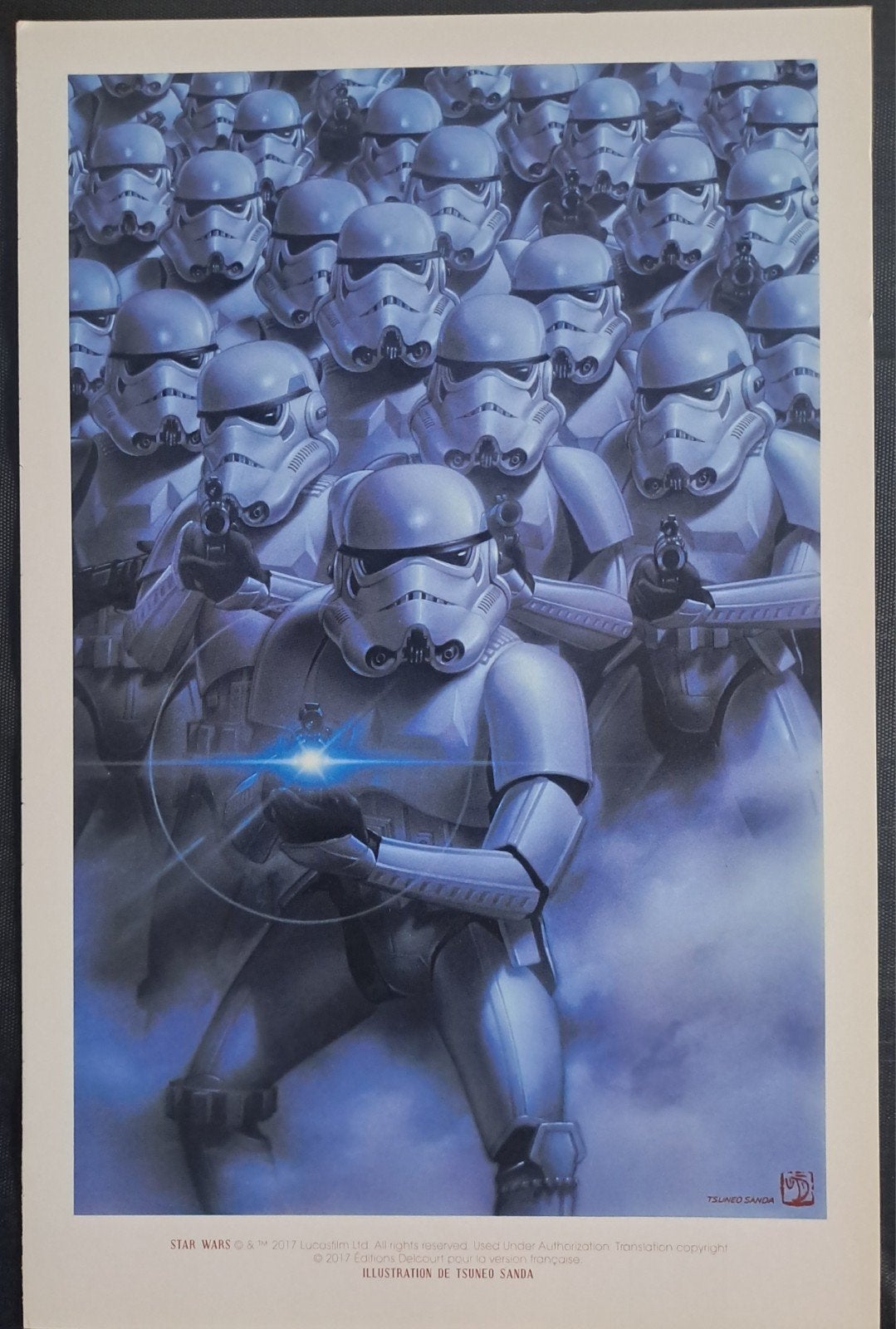 Ex libris / prent b5 Star Wars, Enlèvement ou Envoi, Gravure