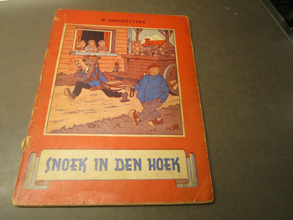 Snoek in den hoek - 1e druk - 1951, Gelezen, Willy Vandersteen, Eén stripboek, Ophalen of Verzenden