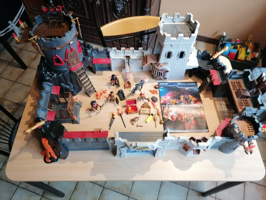 Playmobil grand château fort 70221 et 70220, Enlèvement