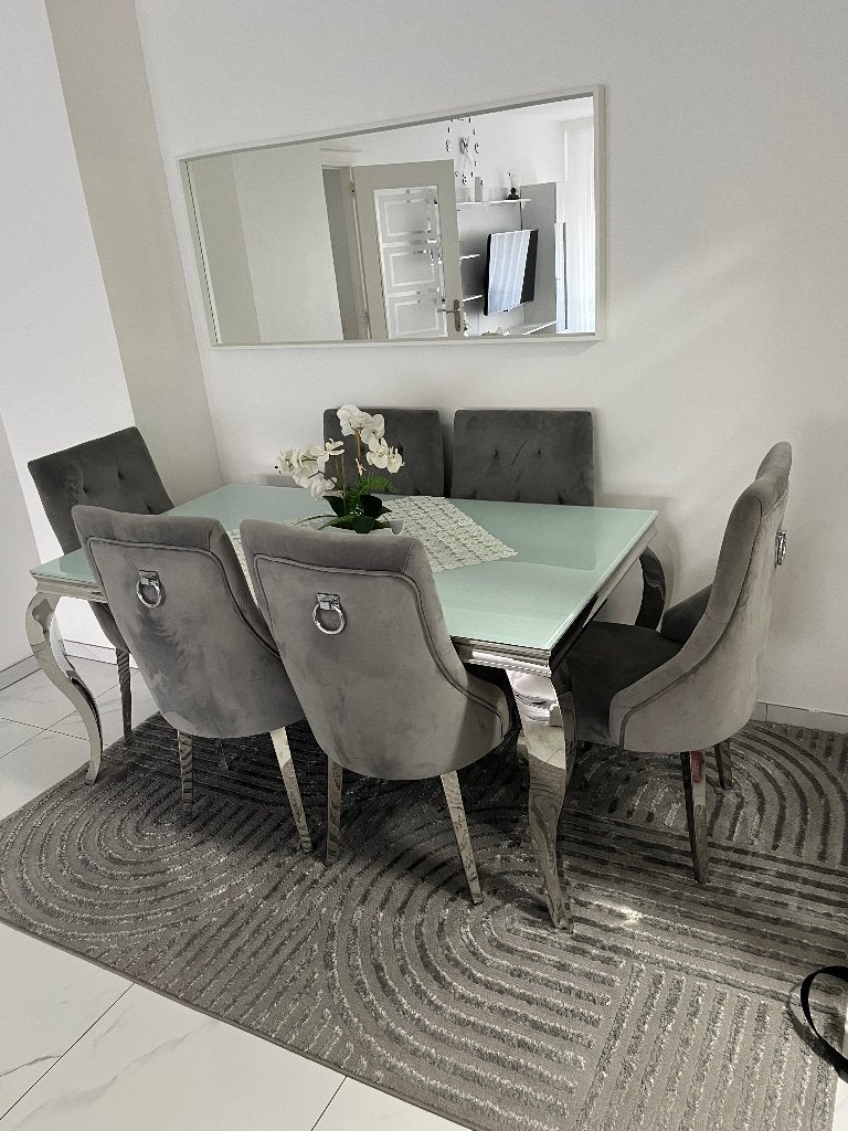 Tables, Verre, Enlèvement, 50 à 100 cm, 200 cm ou plus
