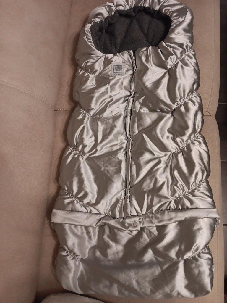 Nieuwe warme Red Castle Eskimo voetenzak in zilver, Kinderen en Baby's, Nieuw, Temperatuurregulerend, Zilver, Voetenzak