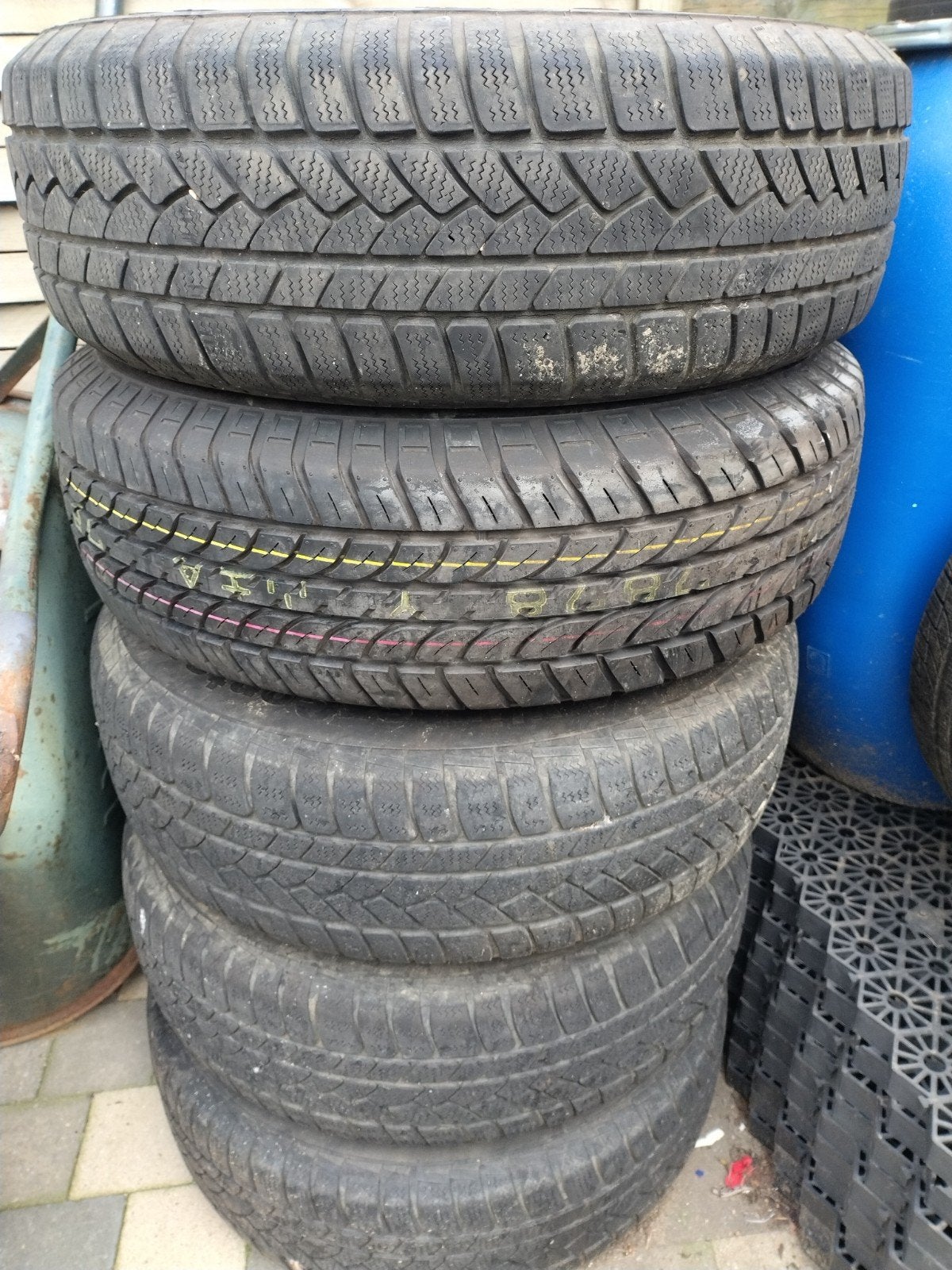 winterbanden 4x4 continental Wintercontact 225/75R16, Auto diversen, Ophalen