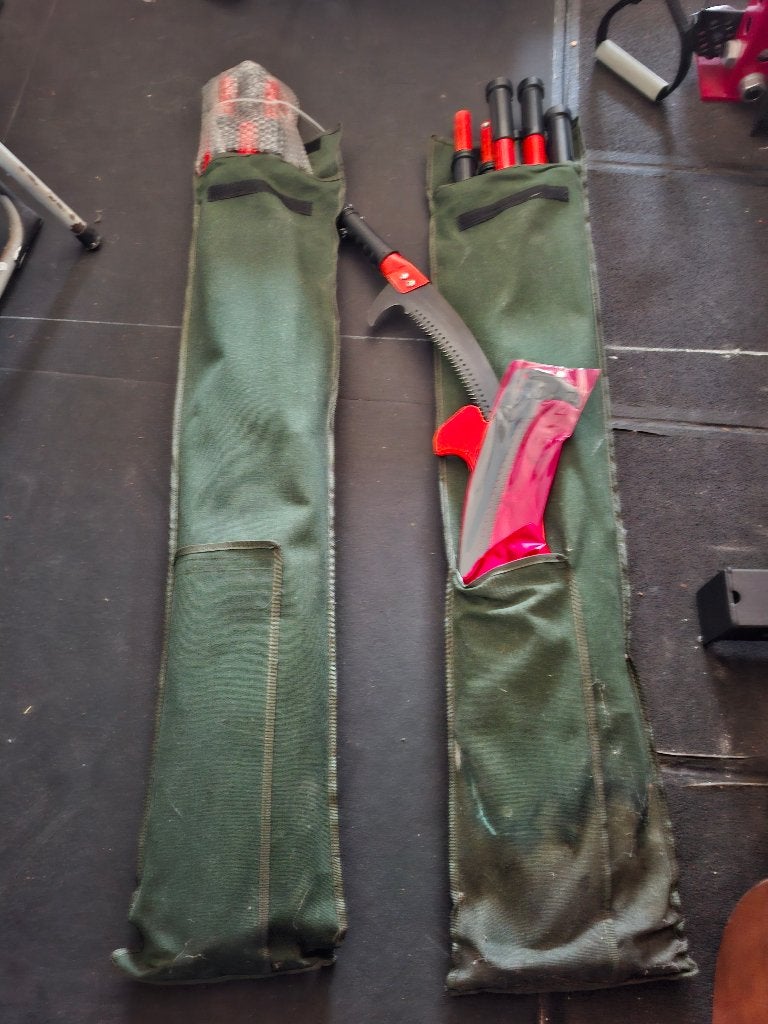 Titre : 2 Scies télescopiques VEVOR (2,24 à 8,24 m), Tuin en Terras, Takkenscharen, Ophalen, Zo goed als nieuw, 50 mm of meer