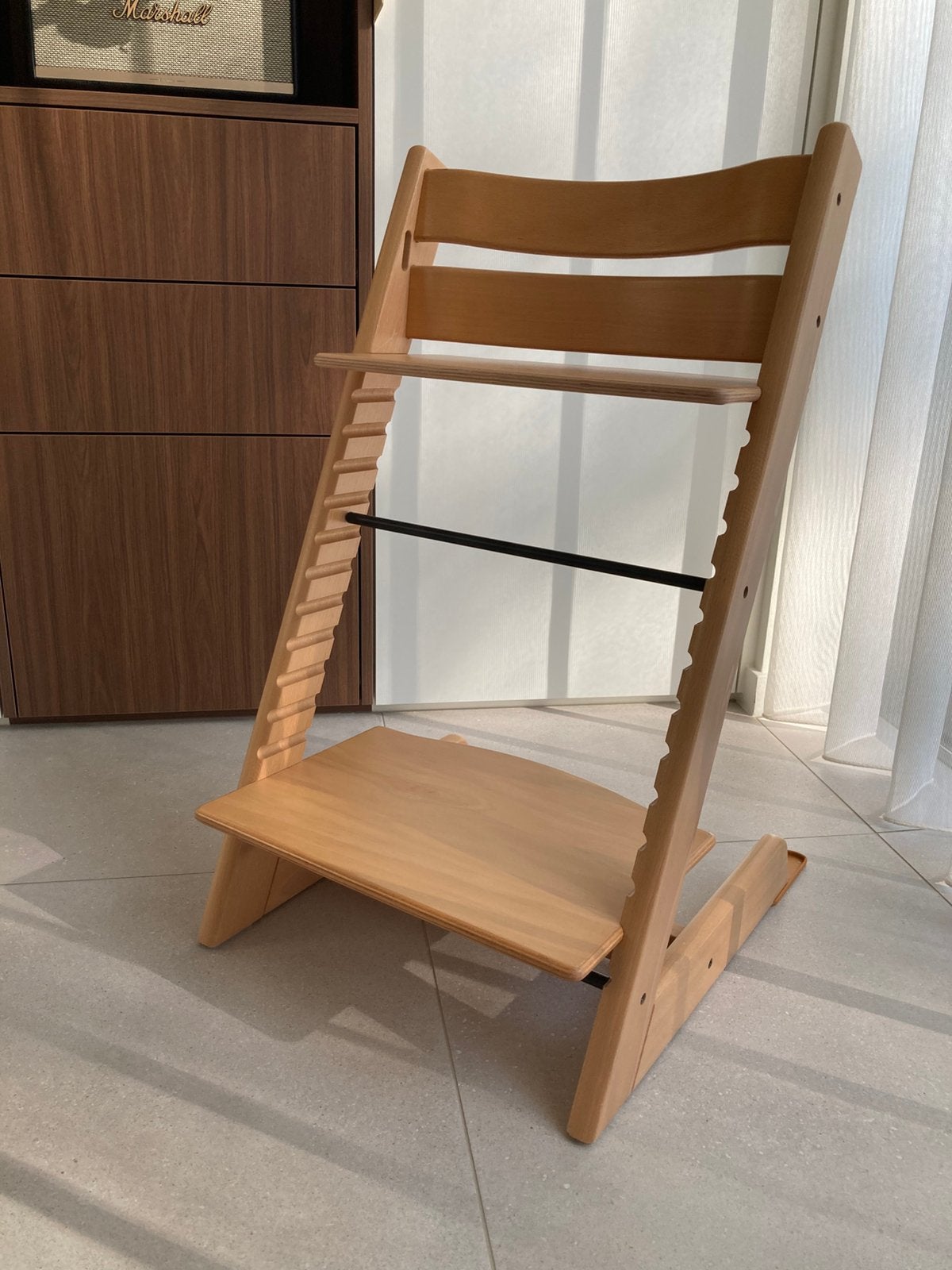 Stokke Tripp trapp eetstoel beuk naturel, Enlèvement, Comme neuf, Chaise évolutive