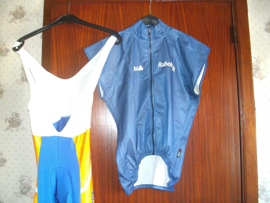RETRO WIELERKLEDIJ_RABOBANK, Fietsen en Brommers, Fietsaccessoires | Fietskleding, Nieuw, Dames, Heren, Bovenkleding, M, Ophalen of Verzenden