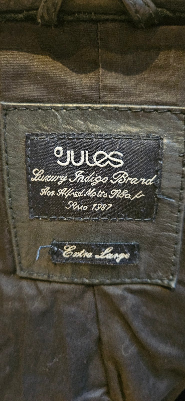 Veste cuir vieilli xl, Enlèvement ou Envoi