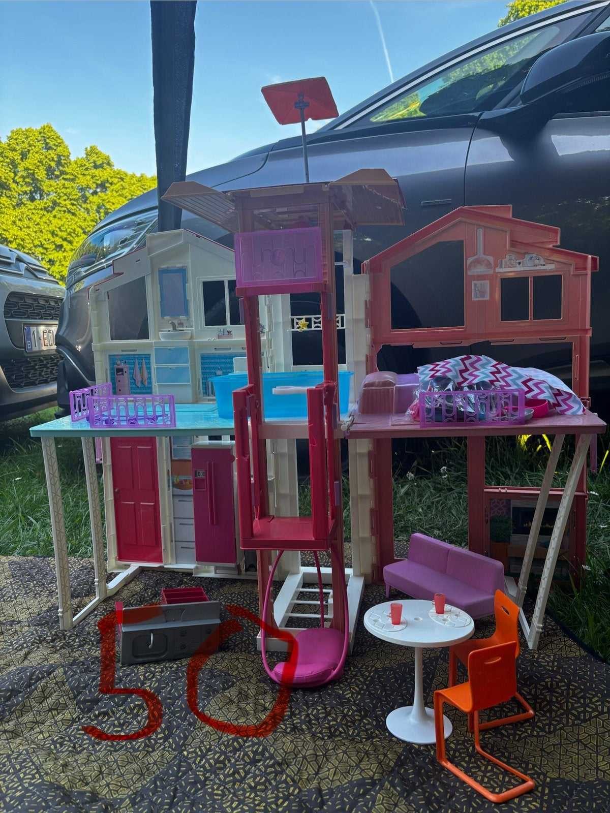 Maison barbie, Enfants & Bébés, Jouets | Poupées, Enlèvement, Utilisé, Barbie