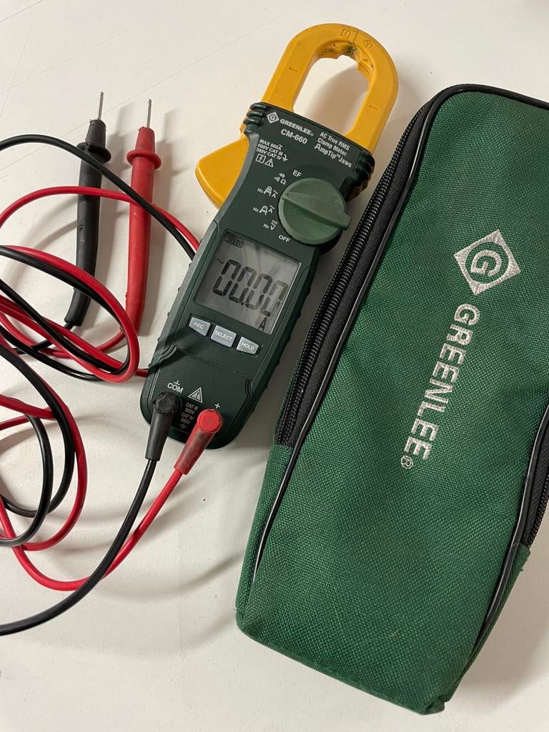 Multimeter amperetang  Greenlee CM 660 in perfecte staat, Ophalen, Zo goed als nieuw
