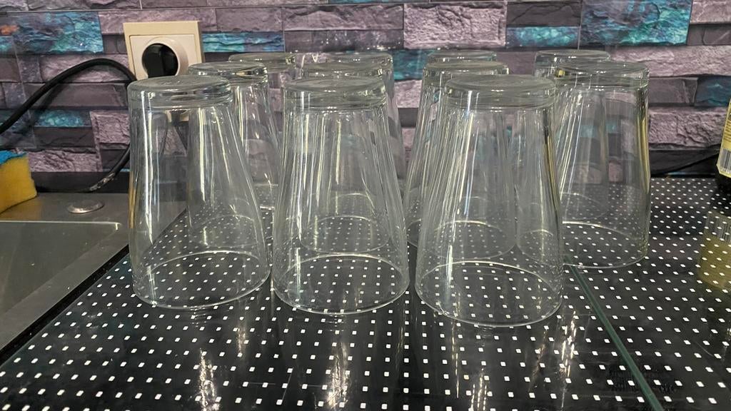 Lot 11 verres IKEA, Enlèvement, Utilisé, Verre à eau