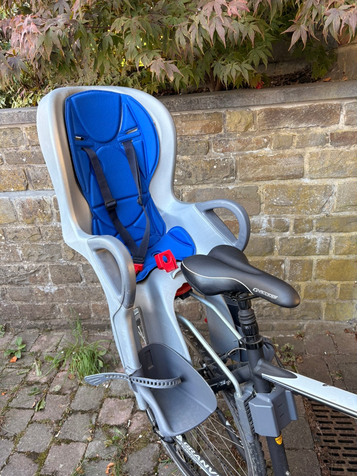 OK Baby Siège-vélo, Vélos & Vélomoteurs, Enlèvement, Comme neuf, Repose-pieds