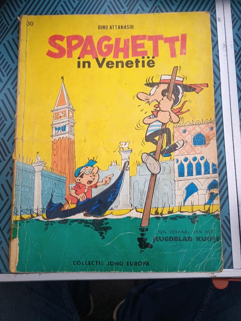 Spaghetti in Venetië strip, Boeken, Ophalen of Verzenden, Gelezen