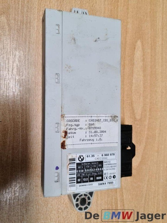 CAS-module BMW 5-serie E60 61356960978, Autos : Pièces & Accessoires, Électronique & Câbles, BMW, Utilisé, Enlèvement ou Envoi