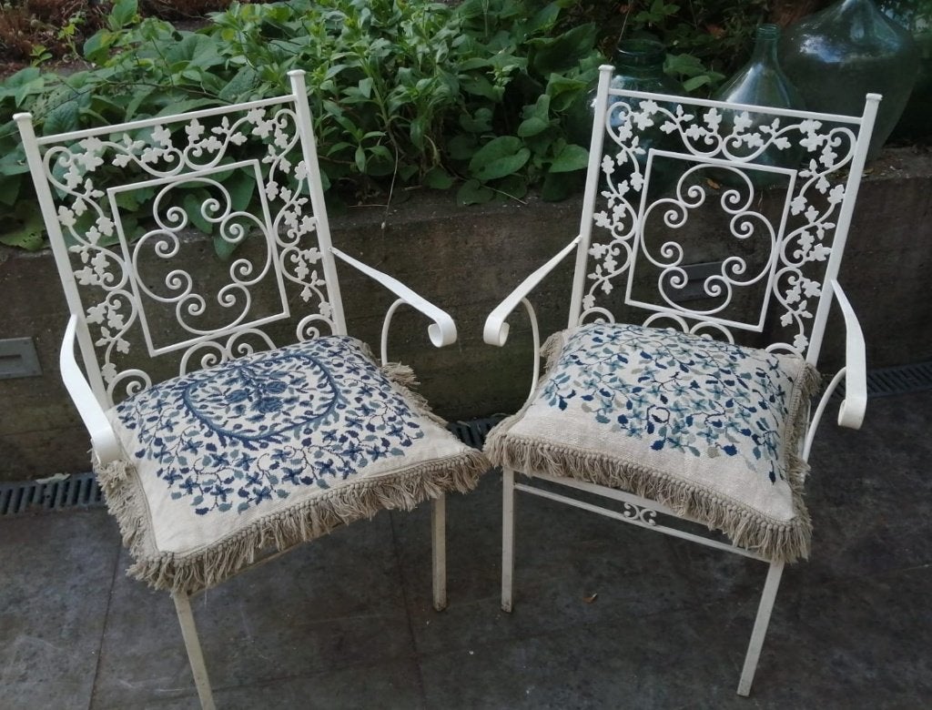 vintage tuinset met  TUINBANK, Antiek en Kunst, Ophalen