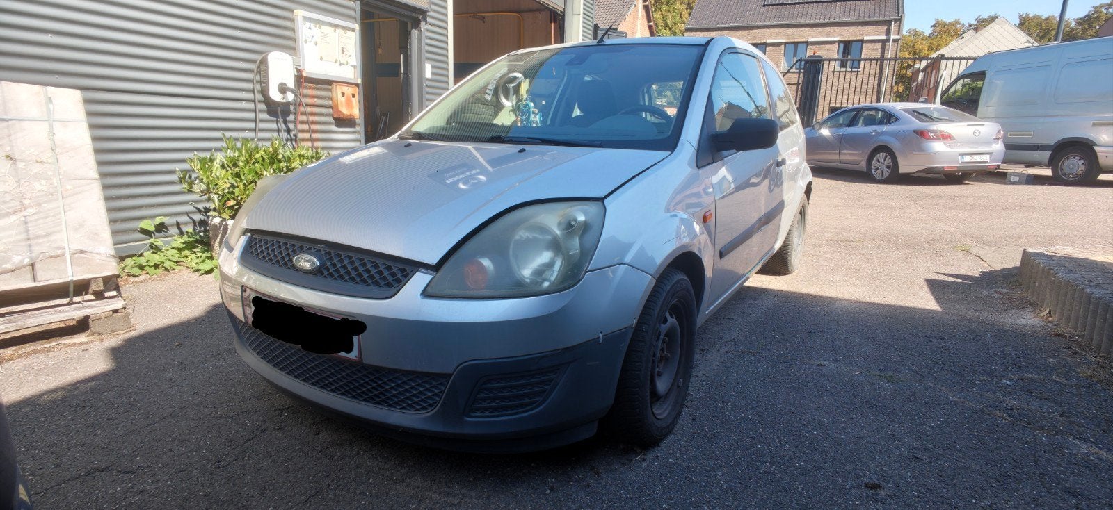 Ford Fiesta lichte vracht, Auto's, Voorwielaandrijving, Stof, Zwart, 1400 cc