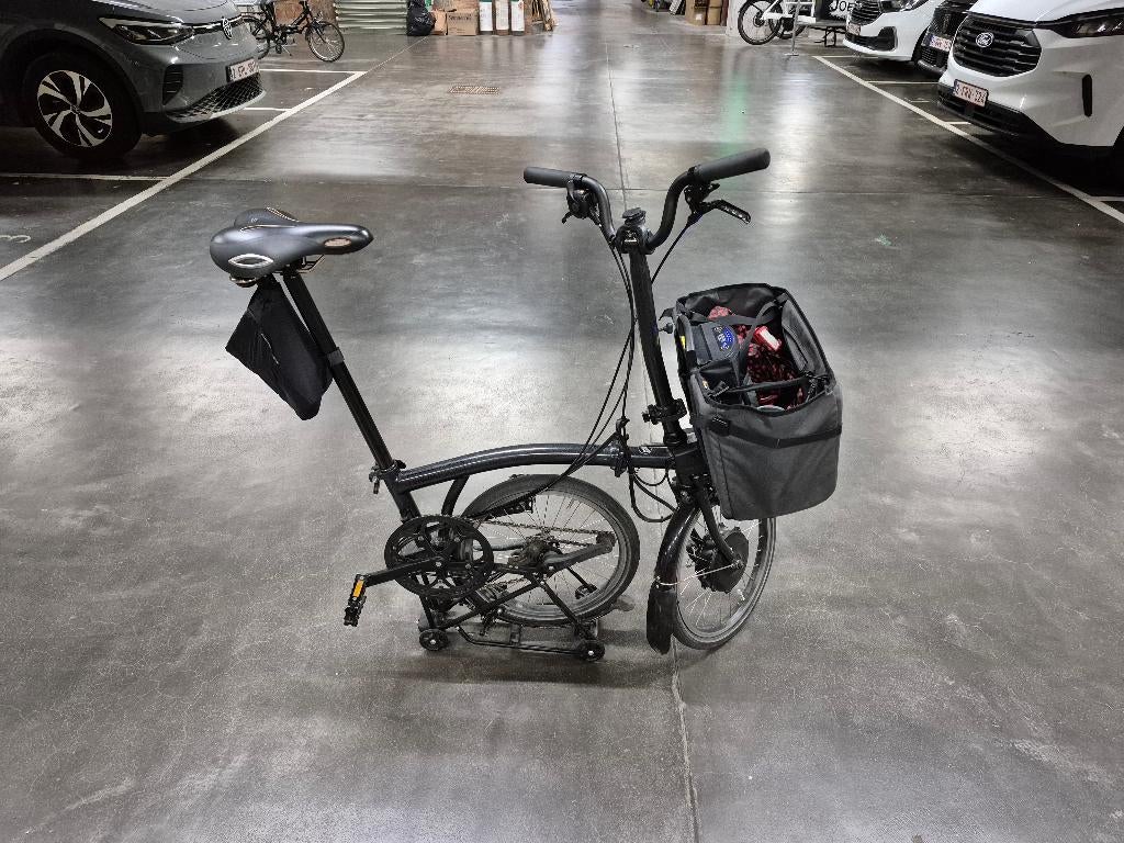 Brompton Electric P-Line H4R (2023), Fietsen en Brommers, Gebruikt, 47 tot 51 cm, 50 km per accu of meer, Ophalen