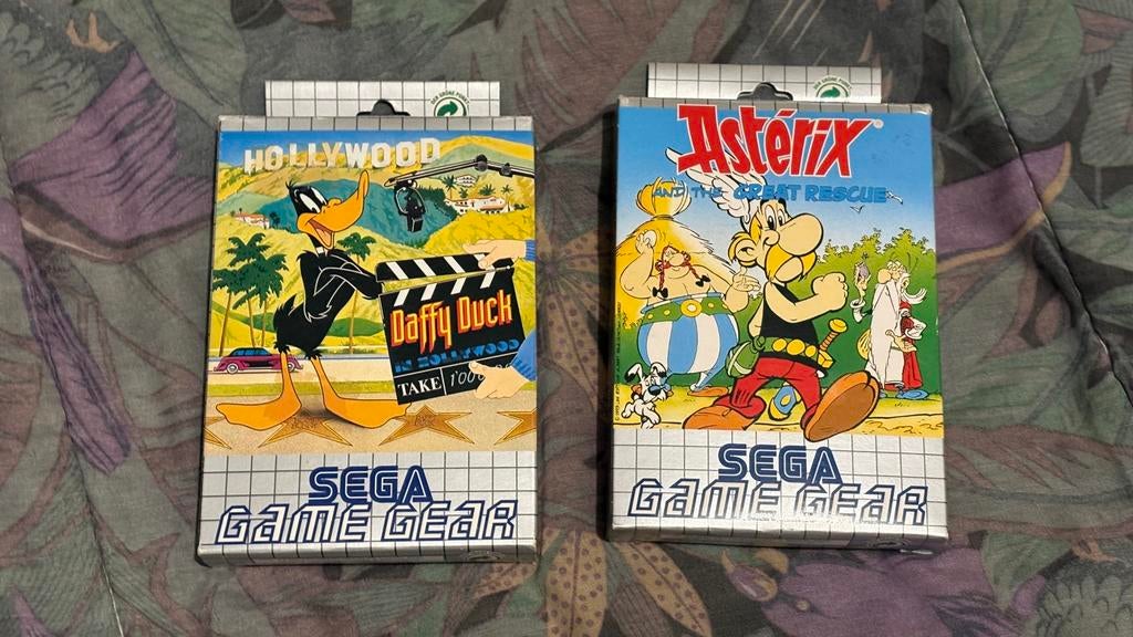 Daffy duck en Asterix voor gamegear, Games en Spelcomputers, Games | Sega, Gebruikt, Game Gear, Platform, 1 speler, Vanaf 3 jaar