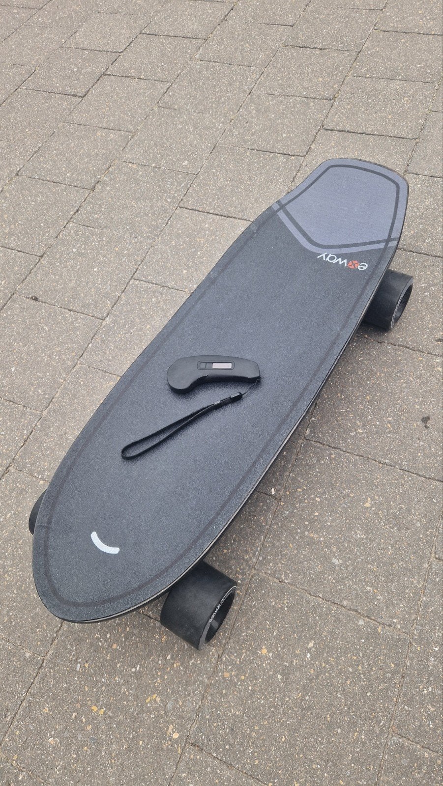Exway hub/belt drive met 3 batterijen, Enlèvement, Skateboard