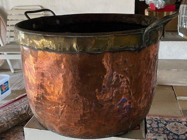 koperen ketel, Antiek en Kunst, Ophalen, Koper