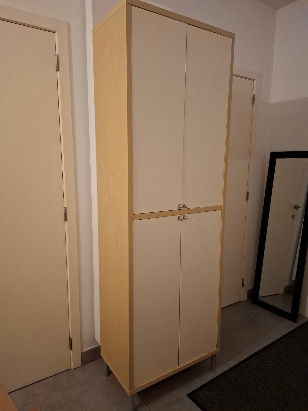 Handige kast wit met hout van ikea, Ophalen