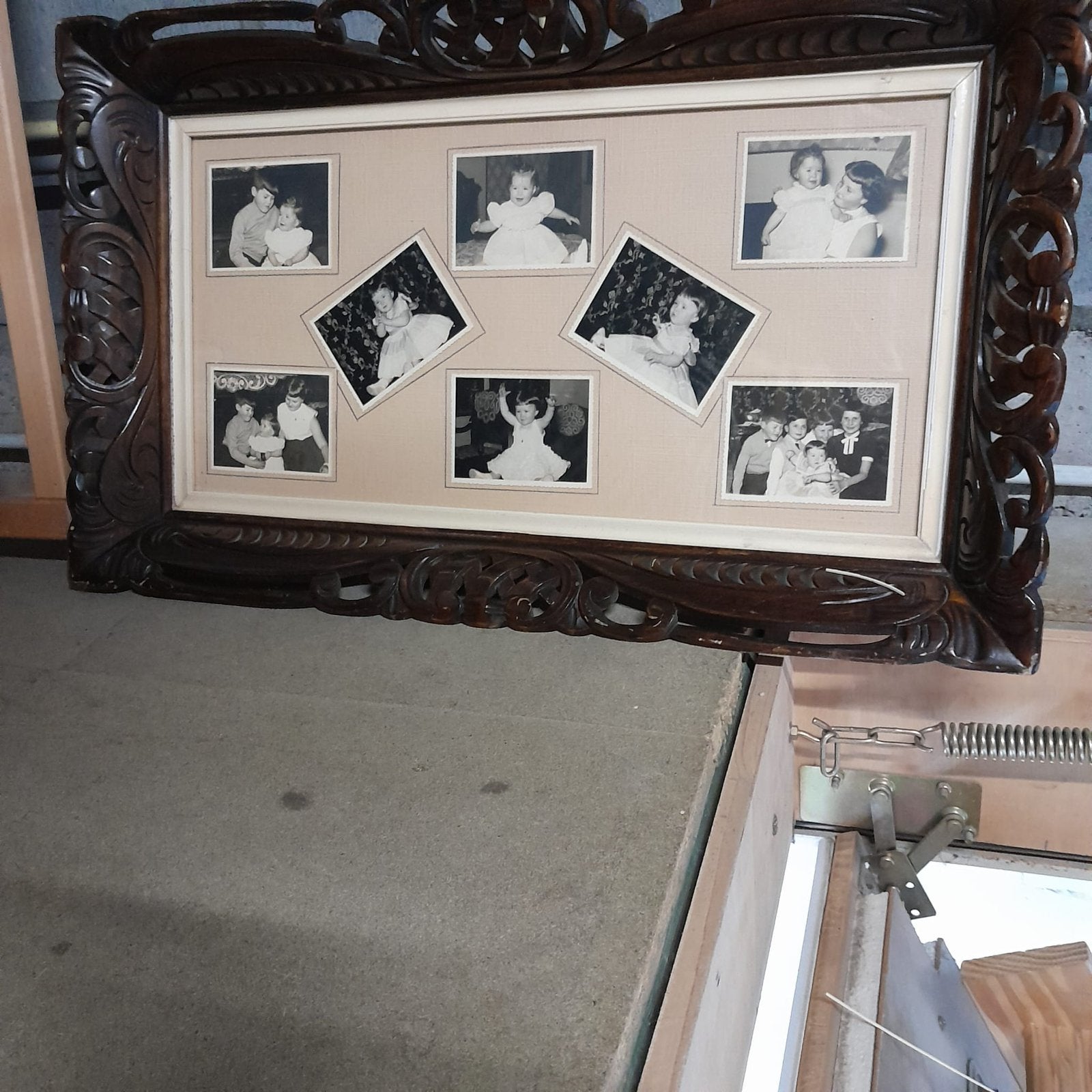Oude foto kader, Ophalen