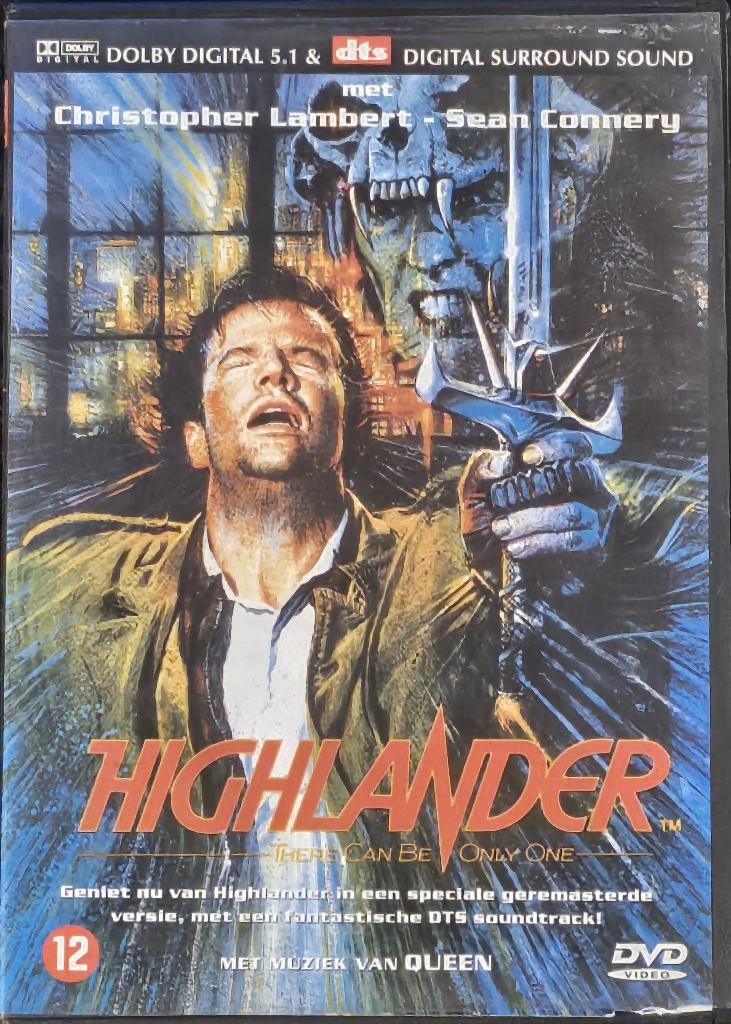 *Highlander (1986), Cd's en Dvd's, Ophalen of Verzenden, Zo goed als nieuw, Actie