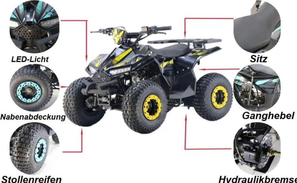 ATV KXD 125cc 4takt quad automaat